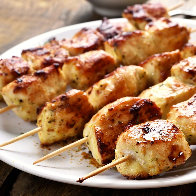 Chicken Skewers available at the Napa deli department in Browns Valley Market